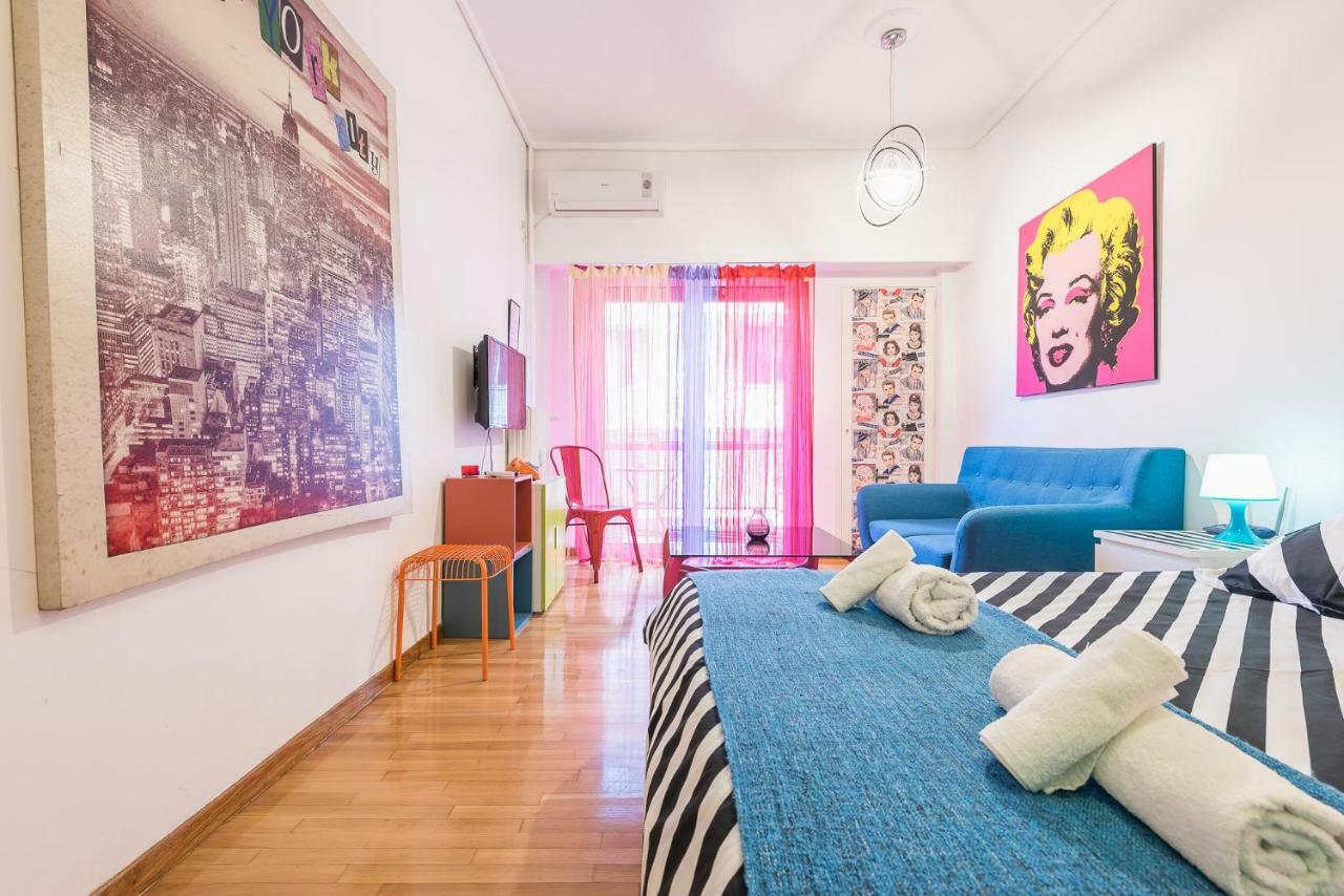 Zenios Amintas-Pop-Artment For Two In City Center Athens Luaran gambar